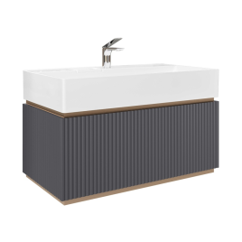 Fil.01.90/P/A/JR Тумба Filoro 90 подвесная антрацит JORNO