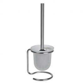 104113107 OMEGA Ершик напольный (стекло), черная щётка, хром BEMETA