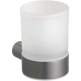 173110010 GRINO Держатель зубных щеток графит матовый BEMETA