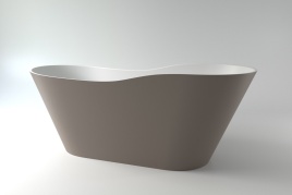 1.01.005.11.2 AFRODITA Ванна 161x68 Soft Rock Duo палитра RAL HOLBI