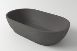 2.02.009.44.4 MERCURY Раковина 64x35 Nano Concrete бетон HOLBI