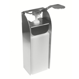 101109285 HOTEL Дозатор жидкого мыла рычажный сталь шлифованная BEMETA