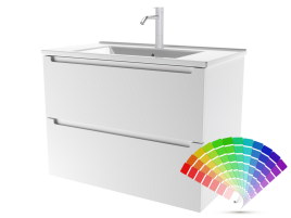 D80RAL Тумба под раковину/столешницу Дион 80 Окрашивание по RAL