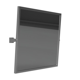 301401041 Откидное зеркало 600x600 мм сталь полированная BEMETA