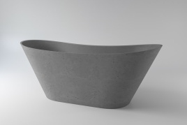 2.01.004.44.4 AFINA Ванна 161x66 Nano Concrete бетон HOLBI