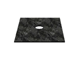 KPK595 Столешница 60см компакт-плита Курибита (1 вырез)