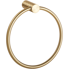 174204060 ZYRA Полотенцедержатель круглый светлое золото матовое BEMETA