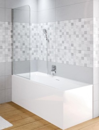 NOVIK Z107  шторка на ванну, хром RIHO