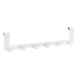 101106234 WHITE Дверная вешалка, 6 крючков белый BEMETA
