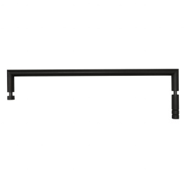 104204310 DARK Полотенцедержатель, для стеклянной двери 450 мм, черный BEMETA