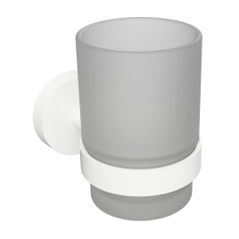 104110014 WHITE Держатель зубных щеток, стакан белый BEMETA