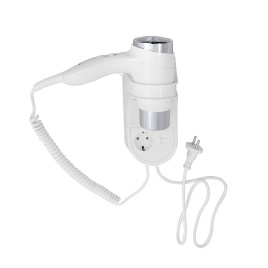 945233054 HOTEL Фен с держателем и розеткой белый BEMETA