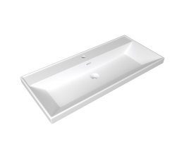 GLA10146 Раковина накладная GLASE 101 белая ZOV