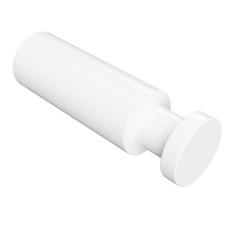 104506084 WHITE Крючок 55 мм белый BEMETA