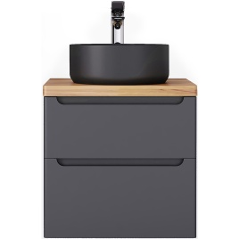 *wood.01.60/P/GR Тумба Wood 60 серая серый JORNO