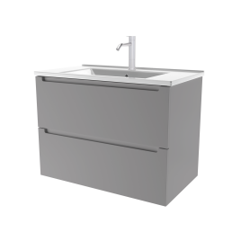 *D100PG Тумба под раковину/столешницу Дион 100 Платиновый (RAL 7036)