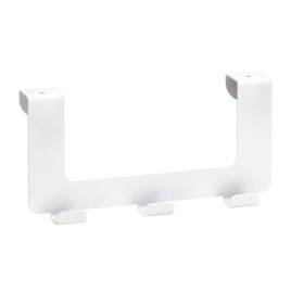 101106224 WHITE Дверная вешалка, 3 крючка белый BEMETA