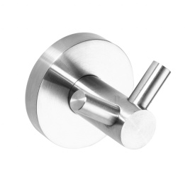 104106035 NEO Крючок двойной,  сталь шлифованная BEMETA