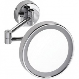 116101142 Косметическое зеркало d.200 мм с подсветкой LED (сенсорное) хром BEMETA