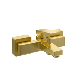A4352025EXP Minimax Square Смеситель для ванны (без душевого гарнитура) золото брашированное VITRA