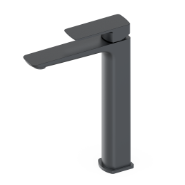 OL-239003-BGM D-LINE Смеситель для раковины высокий оружейный металл OLIVEEKA