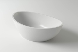 1.02.005.11.1 EUROPE Раковина 54x33 Soft Rock Белый матовый HOLBI