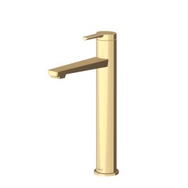 E5427 Смеситель для раковины Liva Leo L золото TESKA