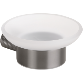 173108040 GRINO Мыльница графит матовый BEMETA