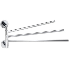 165204112 OBLA Полотенцедержатель тройной поворотный, хром BEMETA