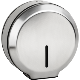 124112063 HOTEL Диспенсер туалетной бумаги Jumbo-roll сталь шлифованная/тиснение BEMETA