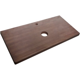 *Wood.06.100/DW Столешница для тумбы Wood 100 бук темное дерево JORNO