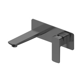 OL-869003-BGM D-LINE Смеситель для раковины настенный оружейный металл OLIVEEKA