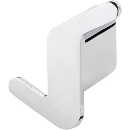 157106201 ORGANIC Асимметричный крючок сталь полированная BEMETA