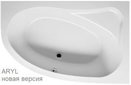 B022001005 LYRA 153 L Ванна 153x100 RIHO