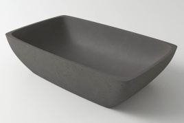 2.02.010.44.4 TITAN Раковина 59x36 Nano Concrete бетон HOLBI