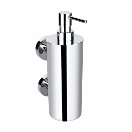 104109032 OMEGA Настенный дозатор для жидкого мыла (большой металлический стакан), 2 держателя, хром BEMETA