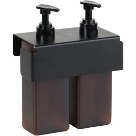 101519020 LIVING Двойной держатель для дозатора мыла черный BEMETA