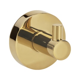 161106020 BRILO Крючок золото глянцевое BEMETA