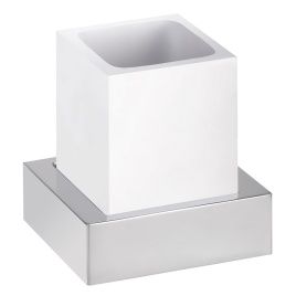 145511012 GAMMA Настенный держатель зубных щеток,  белый/хром BEMETA