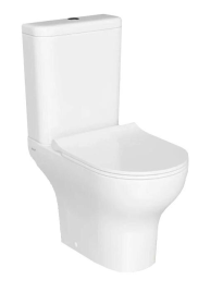 9012B003-7209 Zentrum Напольный ободковый унитаз Open-back с бачком и сиденьем микролифт