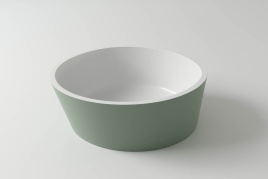 1.02.002.11.2 ALMATEA Раковина 42х42 Soft Rock Duo палитра RAL HOLBI