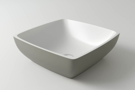 1.02.007.11.2 JUPITER Раковина 43x43 Soft Rock Duo палитра RAL HOLBI