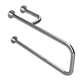 301112161 Oпopный пopучeнь правый сталь полированная BEMETA