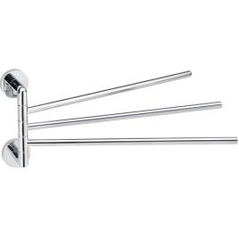 166204112 STELLA Полотенцедержатель тройной поворотный, хром BEMETA