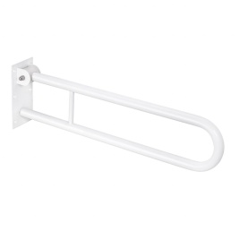 301507814 Откидной поручень с фиксатором 813 мм белый BEMETA