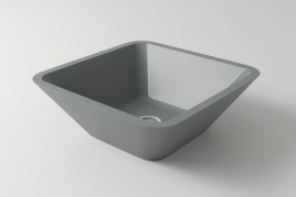 1.02.004.11.3 SATURN Раковина 42x42 Soft Rock Color палитра RAL HOLBI