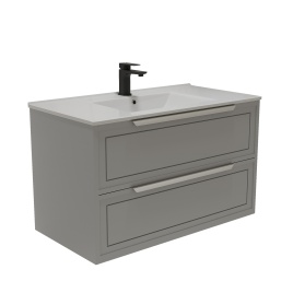 S100PG Тумба под раковину/столешницу Севилья 100 Платиновый (RAL 7036)