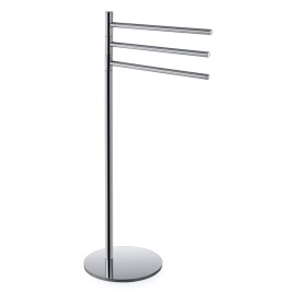 104836032 OMEGA Стойка с тройным поворотным держателем для полотенец, хром BEMETA