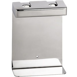 146109461 HOTEL Двойной держатель дозатора мыла квадратный полированная сталь BEMETA