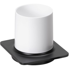 167111010 ORGANIC BLACK Держатель зубной щетки черный матовый BEMETA